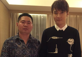 广州豪门国际与明星合影